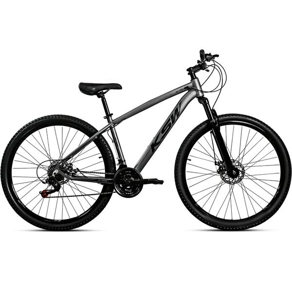 Bicicleta ksw xlt 100 21v shimano aro 29 freio a disco