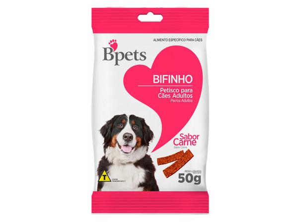 Bifinho para Cachorro Adulto Bpets Carne 50g Imagem de Bifinho para Cachorro Adulto Bpets Carne 50g