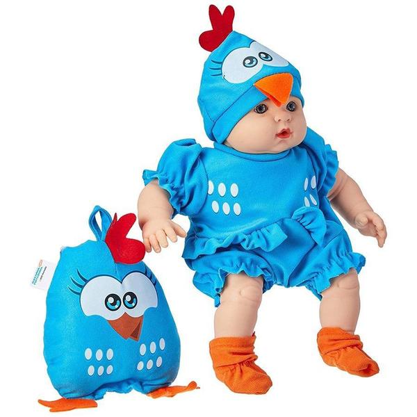 Boneca Galinha Pintadinha Mini Baby Com Travesseiro Roma Brinquedos Bonecas Magazine Luiza