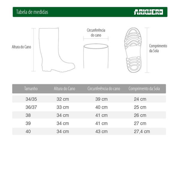 galocha feminina tamanho 40