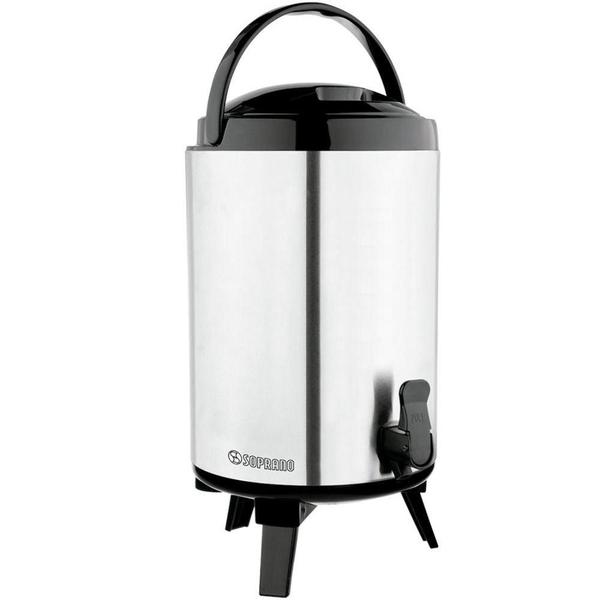 Botijão Térmico Inox 9,5 Litros Soprano Palace Café Suco Imagem de Botijão Térmico Inox 9,5 Litros Soprano Palace Café Suco