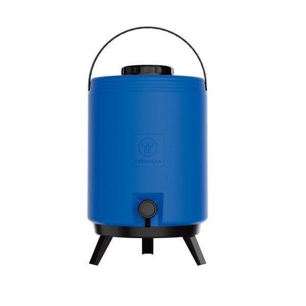 Botijao Termico Maxitermo 12L AZUL Termolar 380AZ 55915 Imagem de Botijao Termico Maxitermo 12L AZUL Termolar 380AZ 55915