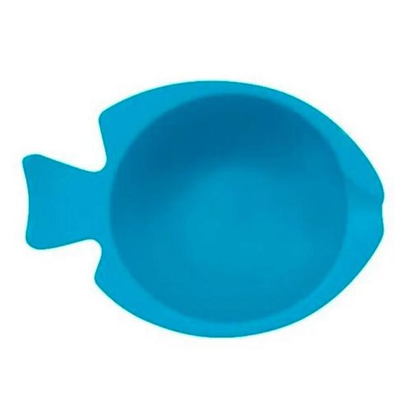 Bowl De Silicone Com Ventosa Azul Buba Imagem de Bowl De Silicone Com Ventosa Azul Buba