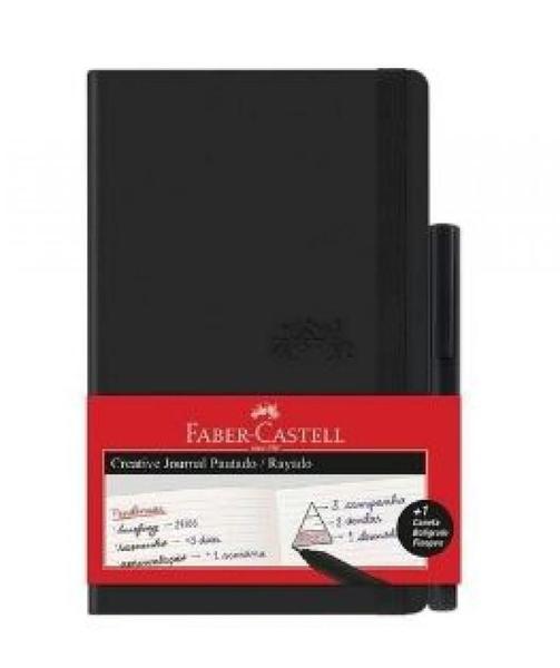 Caderneta creative jour.pautado 84fls pr - cdneta/pr - Faber Castell Imagem de Caderneta creative jour.pautado 84fls pr - cdneta/pr