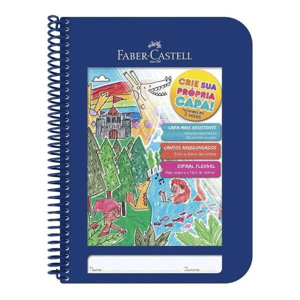 Caderno Criativo Capa Azul - Faber Castell Imagem de Caderno Criativo Capa Azul - Faber Castell