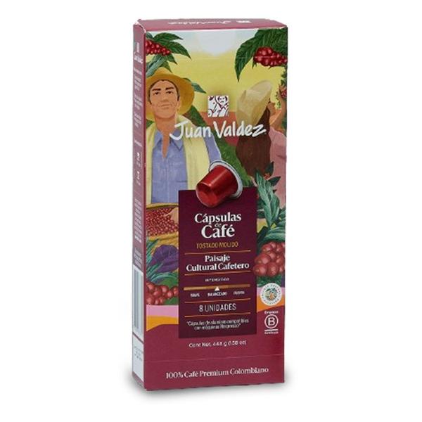 Café Cápsula Nespresso Juan Valdez Paisaje Cultural 8 Caps