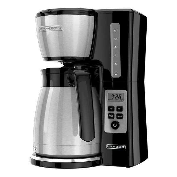 Cafeteira BLACK+DECKER 12 xícaras programável termicamente