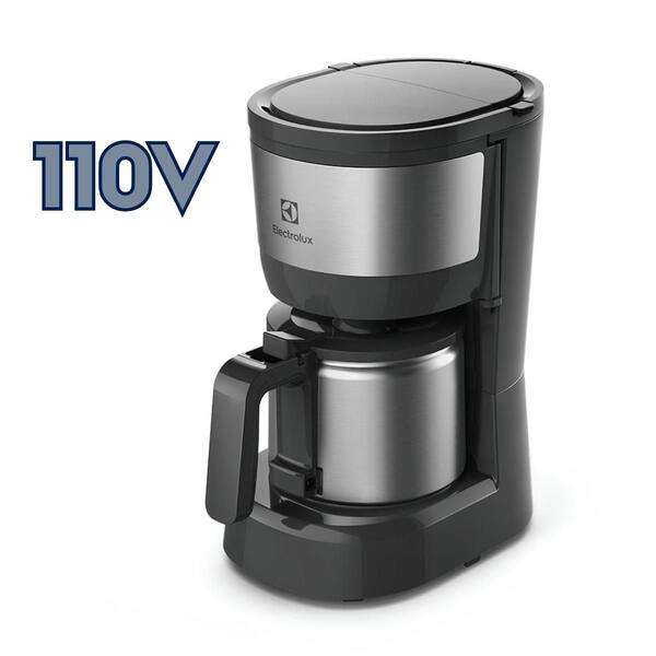 Cafeteira Elétrica Electrolux inox filtro permanente removivel corta pingos capacidade 600ml 15 xicaras função manter aquecido sistema ECM12 220v