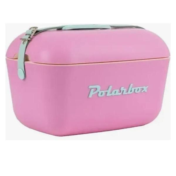 Caixa Cooler Térmico Rosa Chiclete 12L - Polarbox