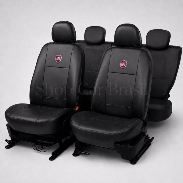 Capa De Banco Automotivo Em Couro e Pluma Para Carro Chevrolet Corsa Celta Prisma Onix Agile Classic