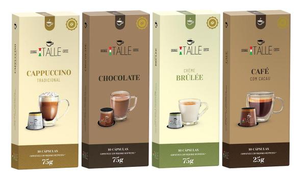 Capsulas Nespresso Chocolate Brulee Cappuccino Café Italle 40 Unid