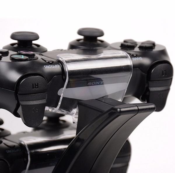 Carregador Duplo Para Controle PlayStation 4 Ps4 Slim Pro - Kingo Imagem de Carregador Duplo Para Controle PlayStation 4 Ps4 Slim Pro - Kingo