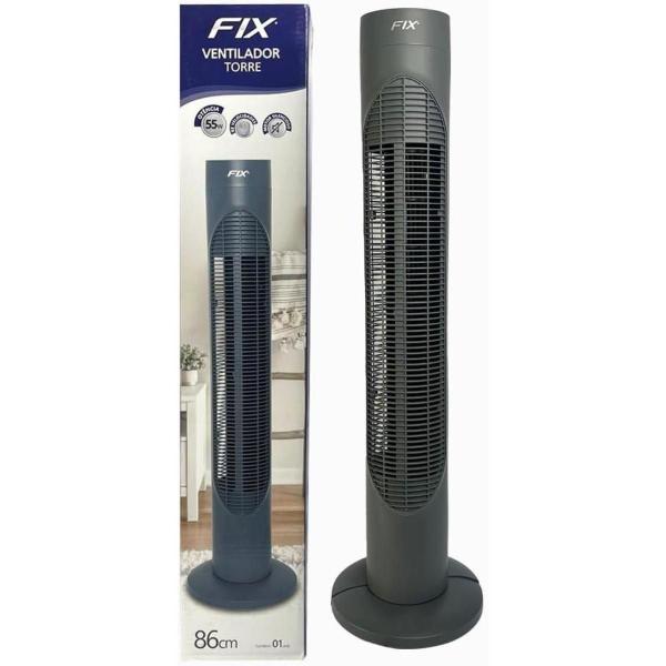 Circulador Ventilador de ar torre Coluna 127v CINZA silencioso potente 55w