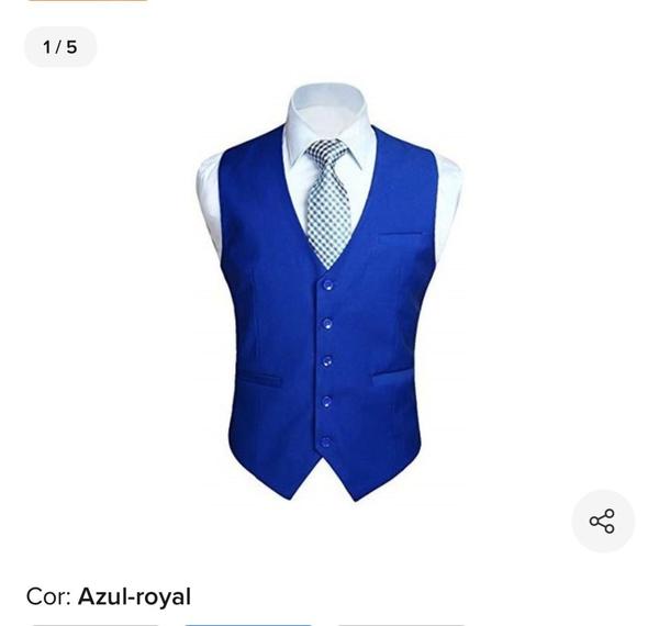 Colete Social Masculino