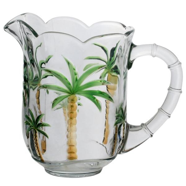 Conjunto Coqueiro com Jarra e 6 Taças - Lyor Imagem de Conjunto Coqueiro com Jarra e 6 Taças