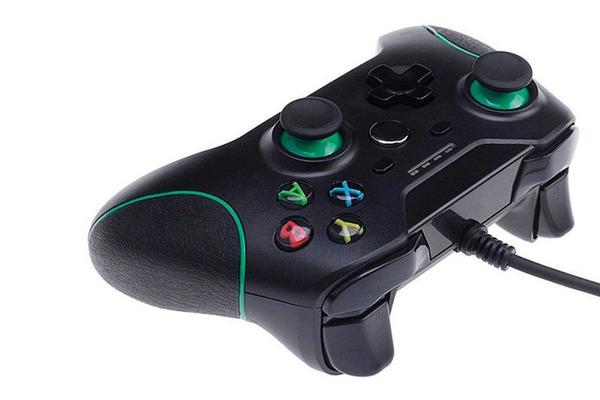 12++ Controle Xbox One E Pc Com Fio Usb Preto Dobe Free for You