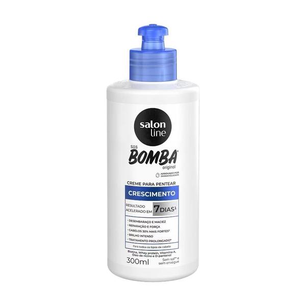 Creme para pentear Crescimento SOS Bomba Original Salon Line 300ml