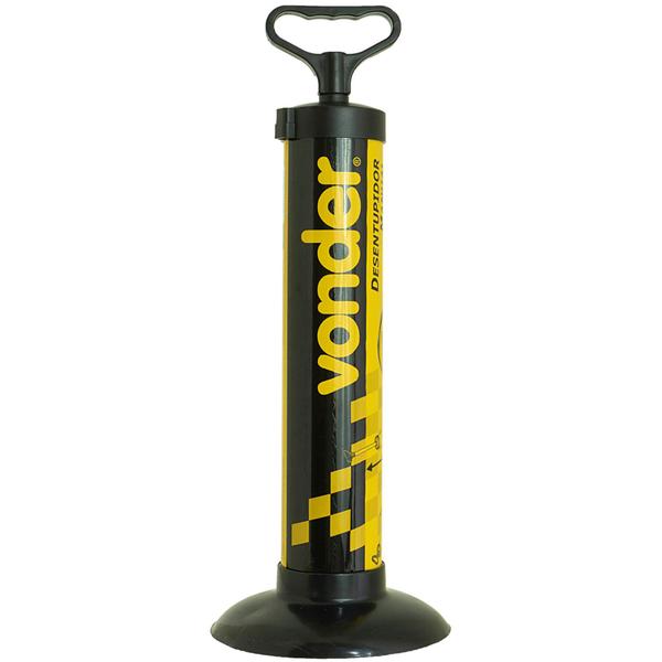 Desentupidor manual redondo Multiuso para vasos sanitários, pias, tubulações do tipo bomba de sucção 180mm Vonder potente Imagem de Desentupidor manual redondo Multiuso para vasos sanitários, pias, tubulações do tipo bomba de sucção 180mm Vonder potente
