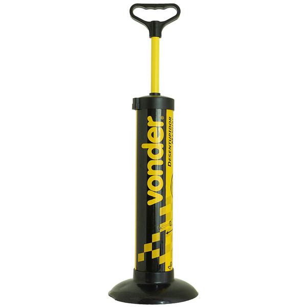 Desentupidor manual redondo Multiuso para vasos sanitários, pias, tubulações do tipo bomba de sucção 180mm Vonder potente Imagem de Desentupidor manual redondo Multiuso para vasos sanitários, pias, tubulações do tipo bomba de sucção 180mm Vonder potente