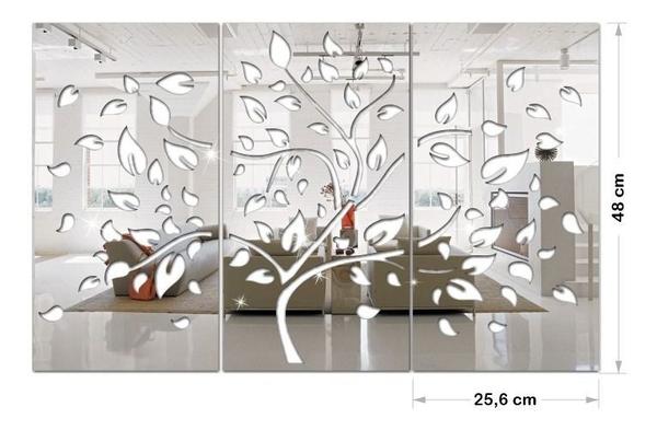 Espelho Decorativo Árvore Primavera Em Acrílico - Tecnotronics Imagem de Espelho Decorativo Árvore Primavera Em Acrílico