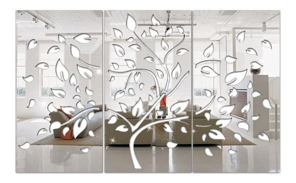 Espelho Decorativo Árvore Primavera Em Acrílico - Tecnotronics Imagem de Espelho Decorativo Árvore Primavera Em Acrílico