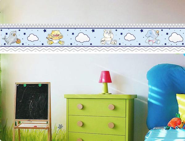 Faixa bonder decorativa quarto infantil jogo 04 peças med.10x100) - Atitude Signs Imagem de Faixa bonder decorativa quarto infantil jogo 04 peças med.10x100)