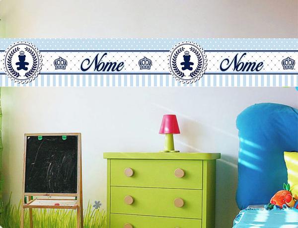 Faixa bonder decorativa quarto infantil jogo 04 peças med.10x100) - Atitude Signs Imagem de Faixa bonder decorativa quarto infantil jogo 04 peças med.10x100)
