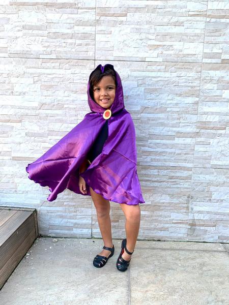 Fantasia Ravena Infantil - Coloribaby Imagem de Fantasia Ravena Infantil