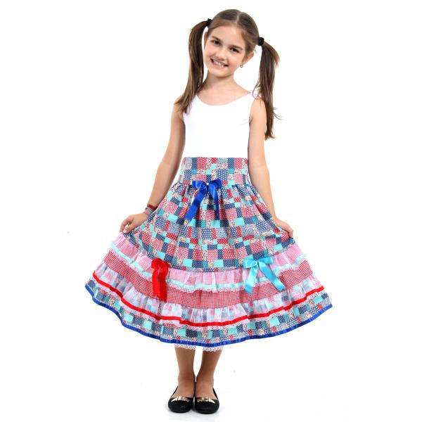 saias de festa junina infantil