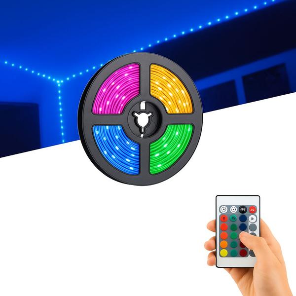Fita Led 5 Metros Bluetooth rgb Inteligente para Quarto