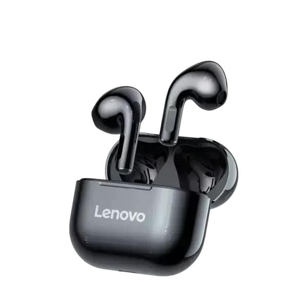Fones Lenovo LP40 TWS Bluetooth Estreo Controle Touch Preto