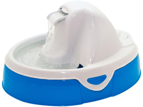 Fonte Bebedouro Eletrônico Para Cachorro e Gato - Programável Amicus Aqua Flow Azul e Branco Imagem de Fonte Bebedouro Eletrônico Para Cachorro e Gato