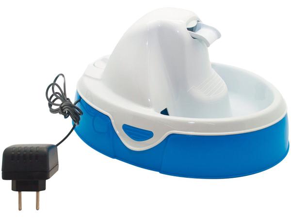 Fonte Bebedouro Eletrônico Para Cachorro e Gato - Programável Amicus Aqua Flow Azul e Branco Imagem de Fonte Bebedouro Eletrônico Para Cachorro e Gato