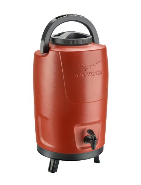 Garrafa Garrafão Botijão Térmico 12 Litros Invicta Vermelho Imagem de Garrafa Garrafão Botijão Térmico 12 Litros Invicta Vermelho