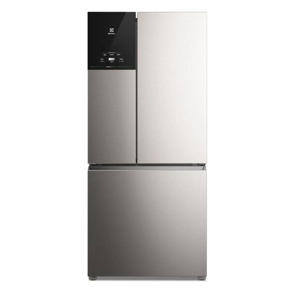 Geladeira Electrolux Frost Free Inverter 590L AutoSense 3 Portas Cor Inox Look IM8S