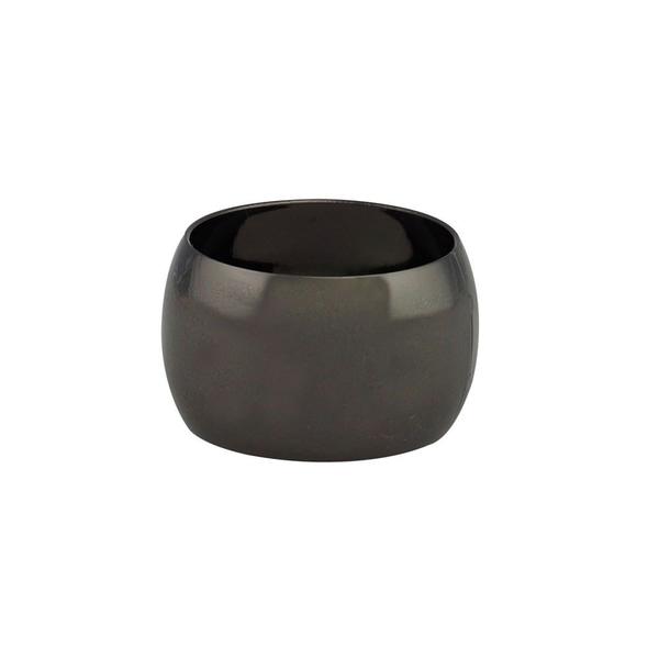 Jogo anéis de guardanapo Lyor Alliance 4,5cm 4 peças preto Imagem de Jogo anéis de guardanapo Lyor Alliance 4,5cm 4 peças preto