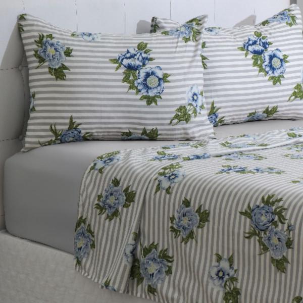 Jogo Cama Casal Queen Size 4 Peças Microfibra 150 Fios Paco Milano Sultan -