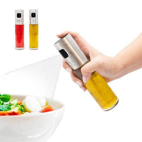 Kit 2 Peças Spray Vinagre/ Azeite Aço Inox Design Alemanha - Sekai Imagem de Kit 2 Peças Spray Vinagre/ Azeite Aço Inox Design Alemanha