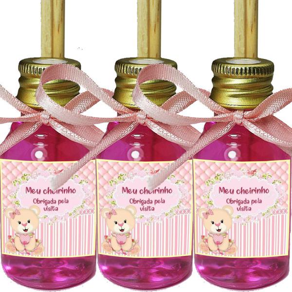 Kit 50 Aromatizador Lembrancinha de Maternidade Chá de Bebê Ursinha Rosa - Universal Imagem de Kit 50 Aromatizador Lembrancinha de Maternidade Chá de Bebê Ursinha Rosa