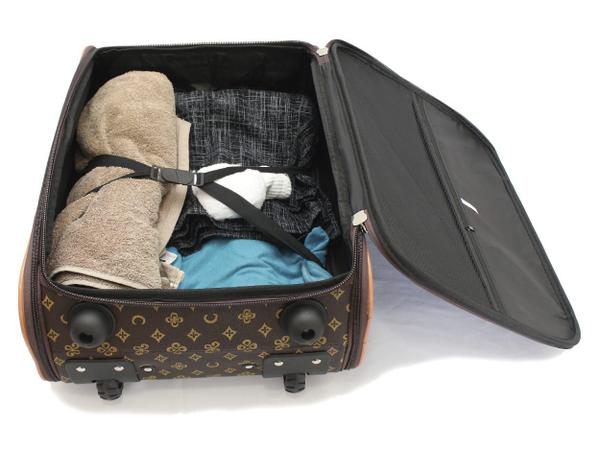 Kit mala de viagem de bordo quadrada com rodinha e média mão Clearance