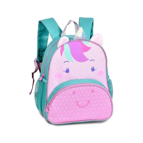 Kit Mochila Unicórnio Costas Infantil Baby com Lancheira Térmica Clio Zoo Pets Imagem de Kit Mochila Unicórnio Costas Infantil Baby com Lancheira Térmica Clio Zoo Pets
