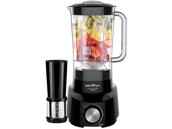 Liquidificador Britânia Diamante 1000 Turbo - Preto com Filtro 4 Velocidades ...