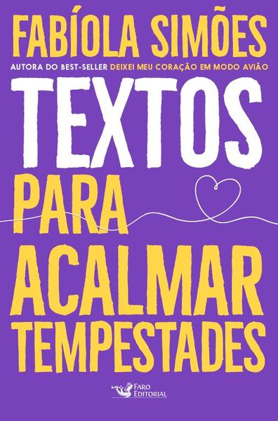 Imagem de Livro - Textos para acalmar tempestades