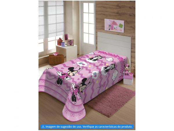 Manta Almofada Juvenil Jolitex Microfibra Disney - Minnie Rosa Imagem de Manta Almofada Juvenil Jolitex Microfibra Disney
