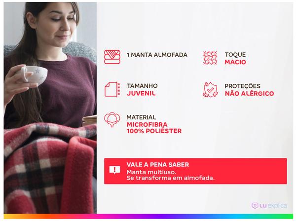 Manta Almofada Juvenil Jolitex Microfibra Disney - Princesas Rosa Imagem de Manta Almofada Juvenil Jolitex Microfibra Disney