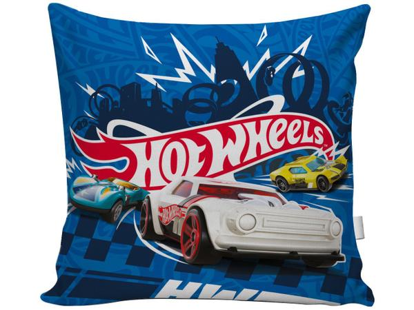 Manta Almofada Juvenil Jolitex Microfibra Mattel - Hot Wheels Azul Imagem de Manta Almofada Juvenil Jolitex Microfibra Mattel