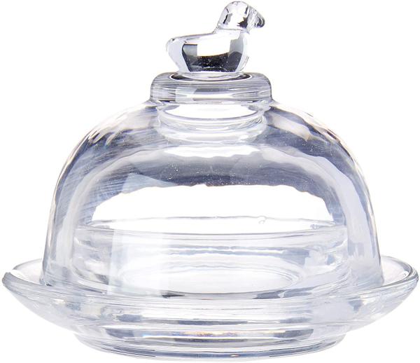 MANTEGUEIRA DE CRISTAL MODELO PASSARO 9,5 x 6,5 CM - Lyor Imagem de MANTEGUEIRA DE CRISTAL MODELO PASSARO 9,5 x 6,5 CM