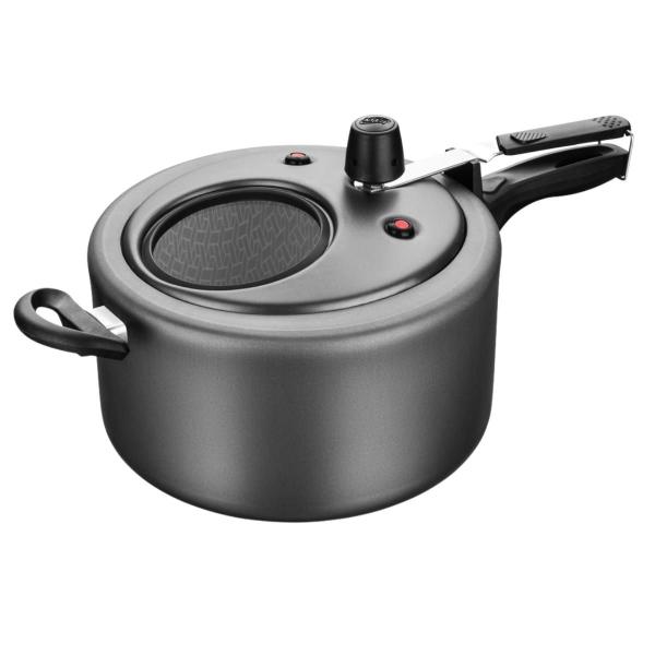 Panela de Pressão 7 Camadas Visor de Vidro 6,0 Litros e 20cm MTA