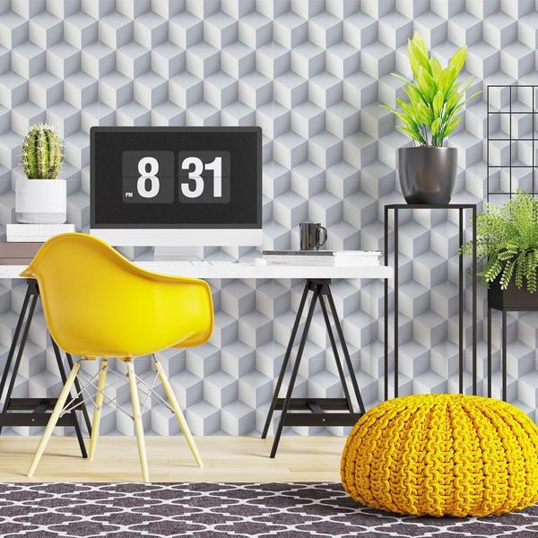 Papel de Parede Adesivo 3D I - Tendenci Imagem de Papel de Parede Adesivo 3D I