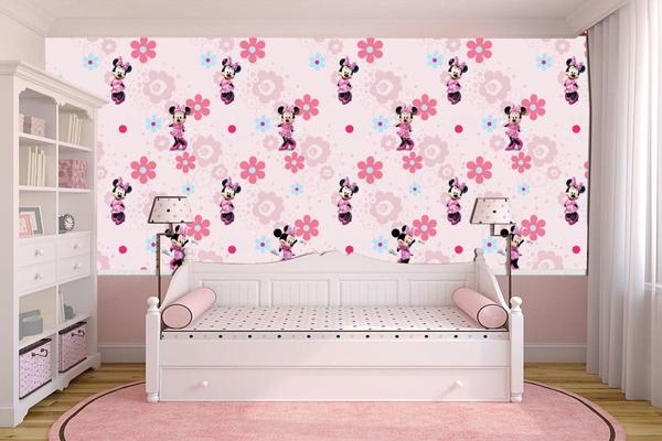 Papel de parede adesivo infantil minie ( med. 90x300 cm) - Atitude Signs Imagem de Papel de parede adesivo infantil minie ( med. 90x300 cm)